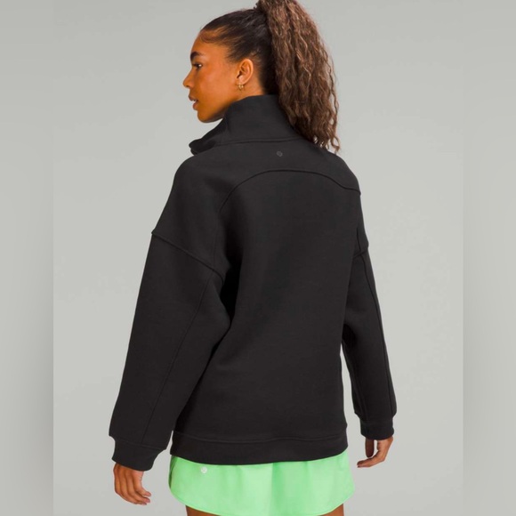 Lululemon Thick Fleece Half-Zip, Black, Size XS/S - Picture 4 of 8